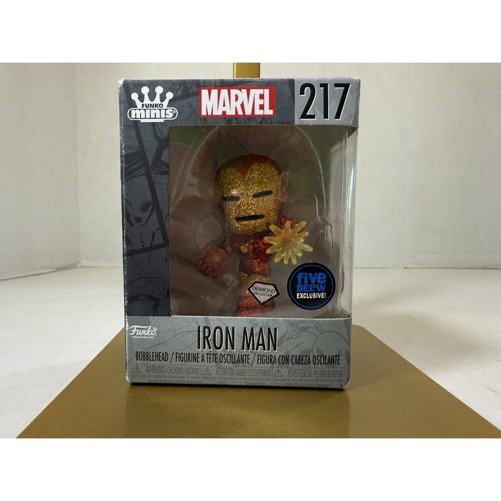Funko Minis Marvel Iron Man #217 Diamond Collection 5Below Exclusive